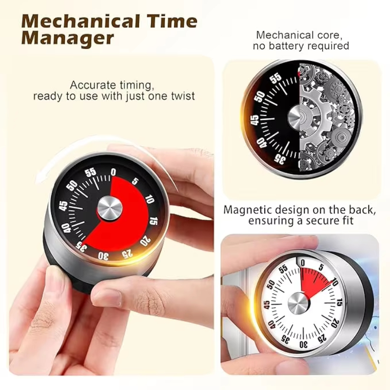 Timer Meccanico Magnetico in A - Baking Kitchen Hourly recensione e prezzo