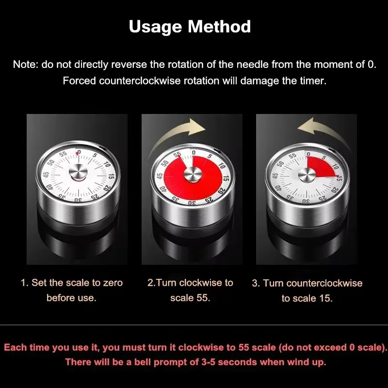 Timer da Cucina in Acciaio Ino - Baking Kitchen Hourly recensione e prezzo